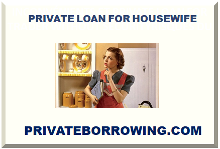 PRIVATE LOAN FOR HOUSEWIFE