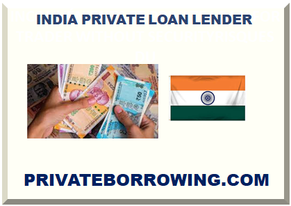 INDIA PRIVATE MONEY LENDER 2023