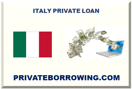 ITALY PRIVATE LOAN