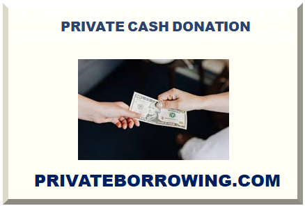 PRIVATE CASH DONATION
