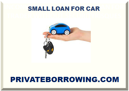 SMALL LOAN FOR CAR
